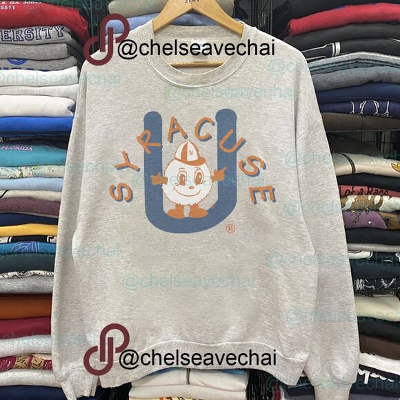 Vintage Style Syracuse University Sweatshirt, Syracuse Orange Unisex Shirt Tee - Picture 1 of 2